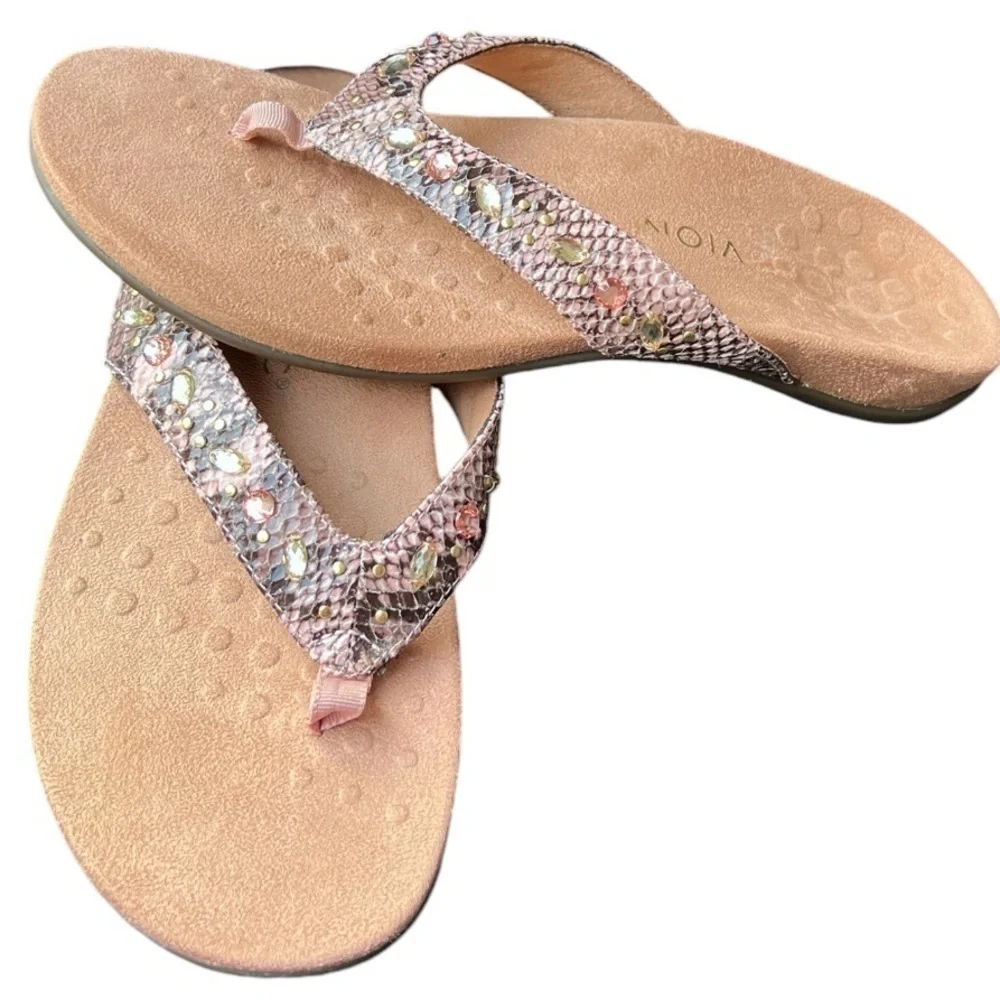 VIONIC LUCIA TOE POST SANDAL WOMEN'S size 11 - Picture 4 of 8